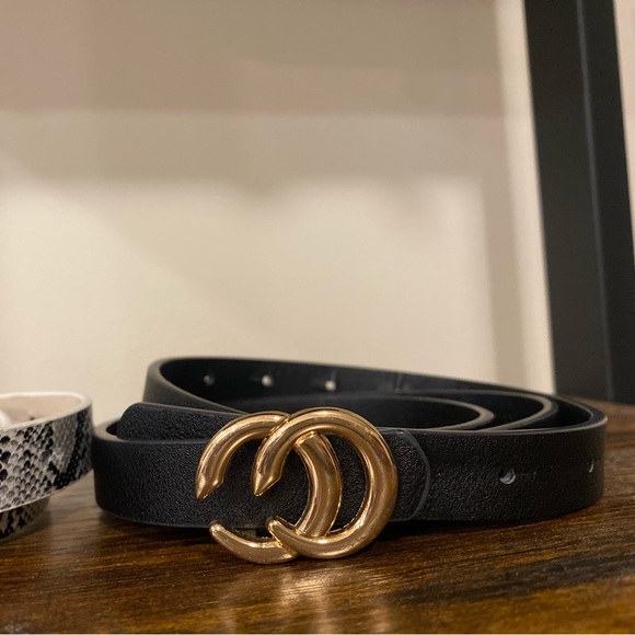 Fashion CC Belt Mini Set - Black, Tan, and Snake Print - Picture 2 of 5